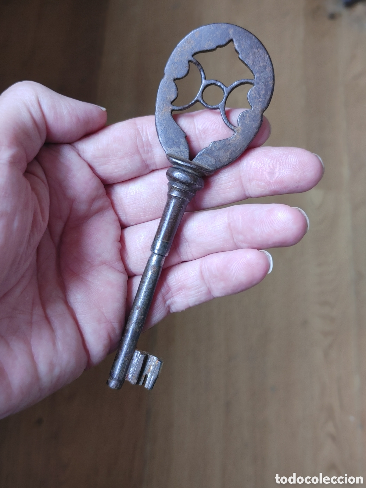Antig&uuml;edades: Llave en hierro forjado. S. XVIII.
