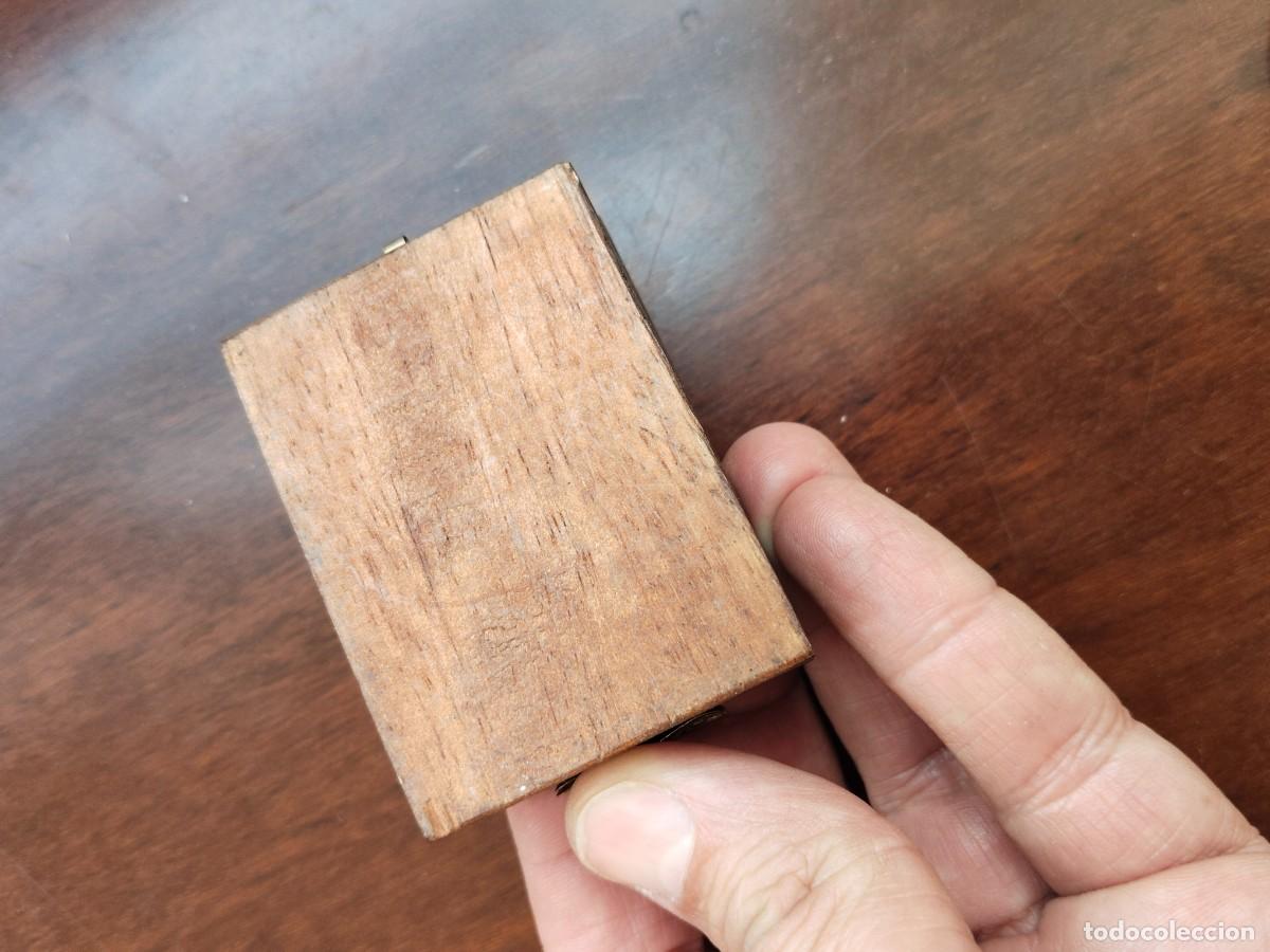 Antig&uuml;edades: Br&uacute;jula Reloj. Madera. - Foto 12