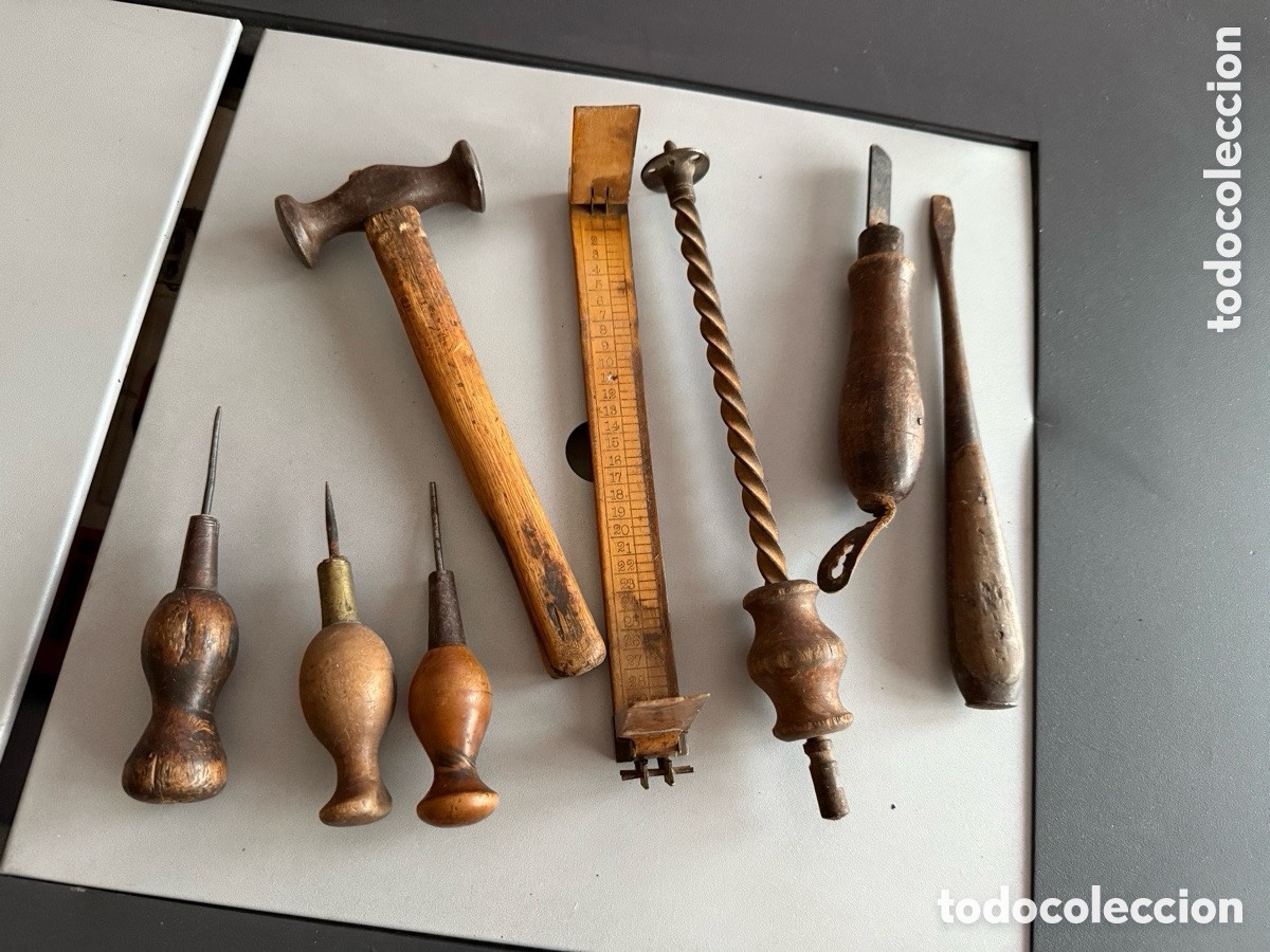 Antiques: Lote Antiguo. HERRAMIENTAS DE CARPINTERO