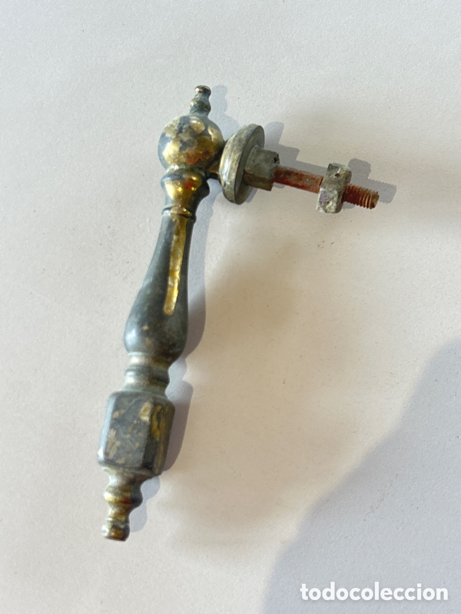 Antiques: LLAMADOR ANTIGUO DE BRONCE