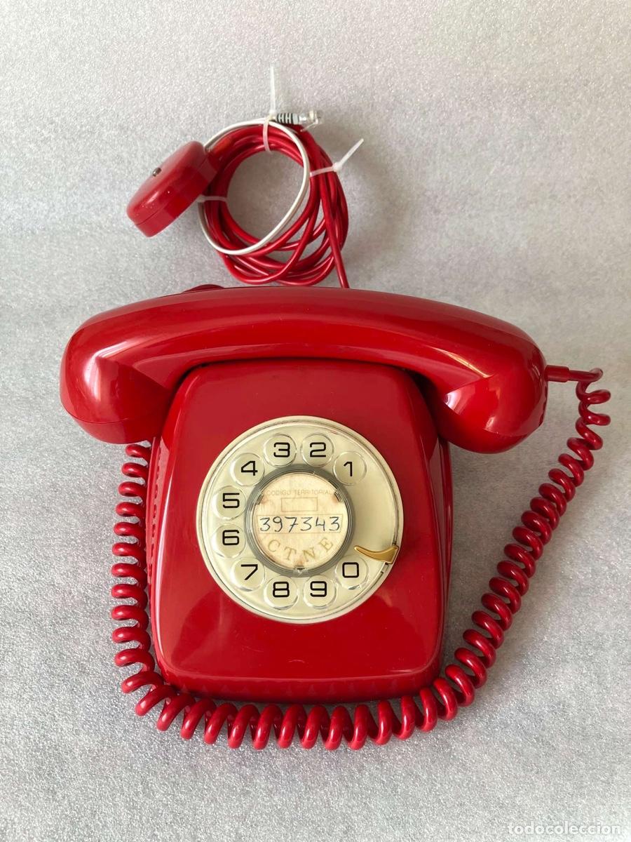 Phones: Tel&eacute;fono fijo Citesa rojo