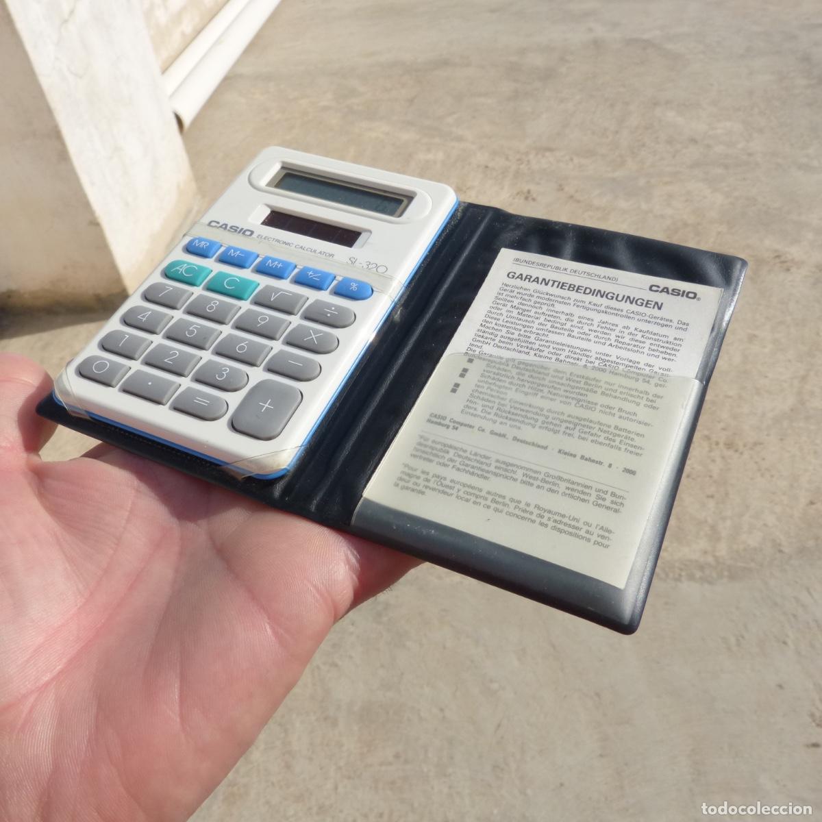 Antig&uuml;edades: Calculadora electronica solar, casio sl-320. Funciona correctamente. - Foto 8