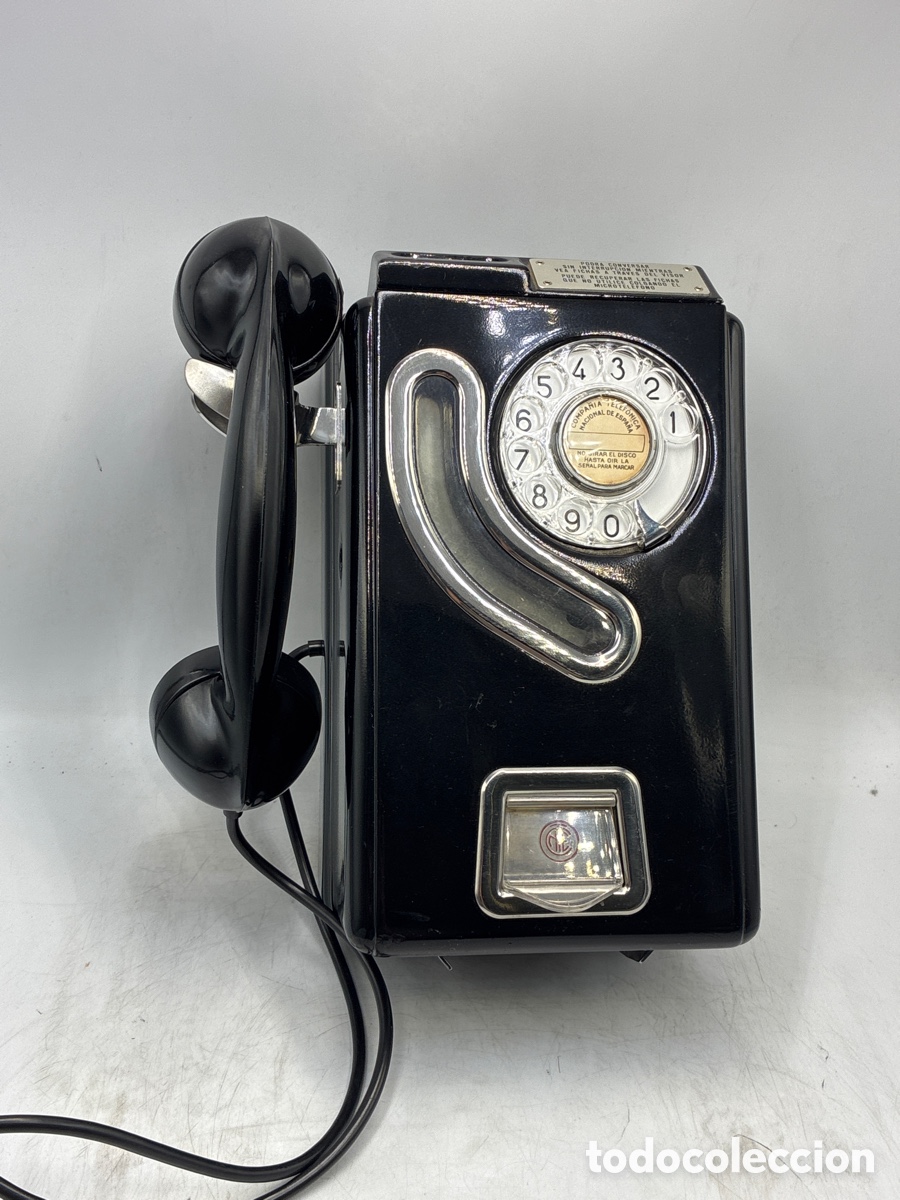 Tel&eacute;fonos: Tel&eacute;fono Cabina de fichas.