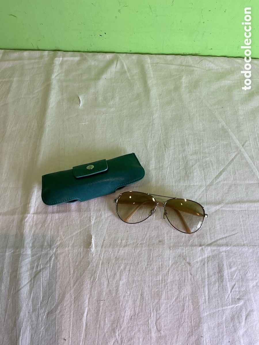 Antig&uuml;edades: Gafas de sol D&G Dolce & Gabbana originales con funda &ndash; dise&ntilde;o aviador elegante vintage
