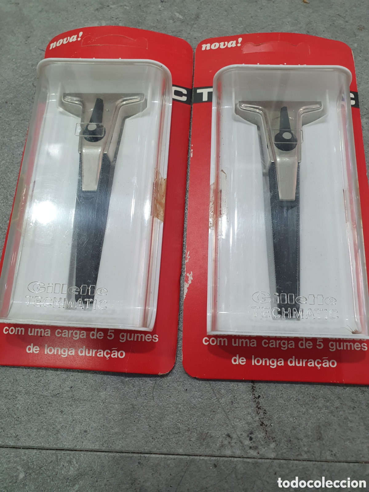 Antig&uuml;edades: Pareja de maquinillas Gillette Techmatic. (L71) - Foto 3