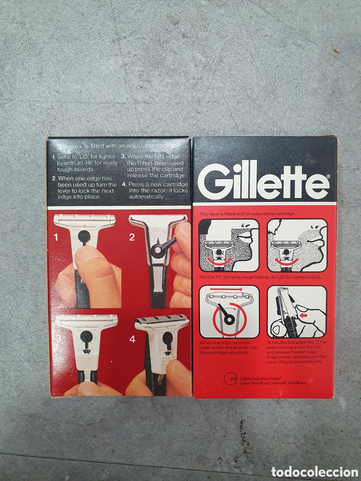 Antig&uuml;edades: Pareja de maquinillas Gillette Techmatic. (L71) - Foto 2