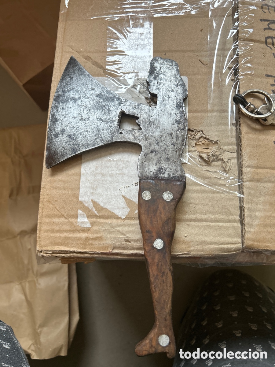 Antig&uuml;edades: Cuchillo vintage de carnicero