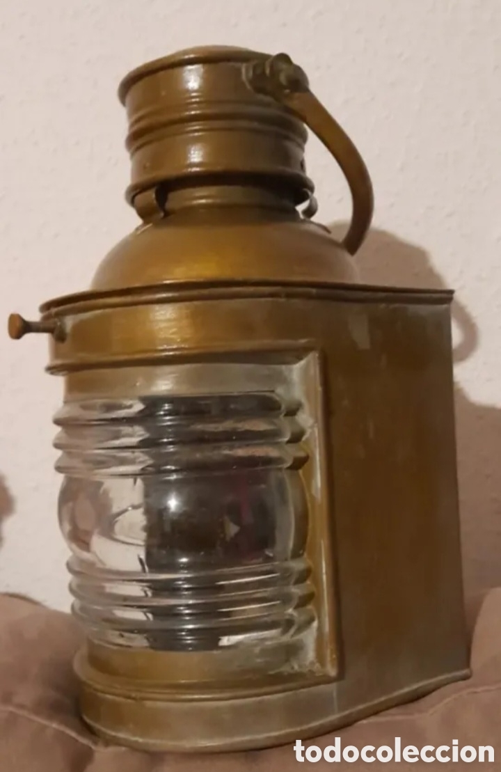 Antig&uuml;edades: Farol aplique marinero - Foto 5
