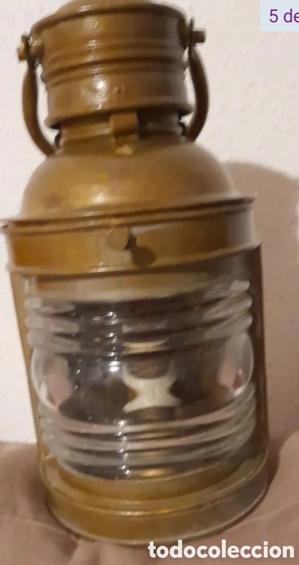 Antig&uuml;edades: Farol aplique marinero - Foto 1