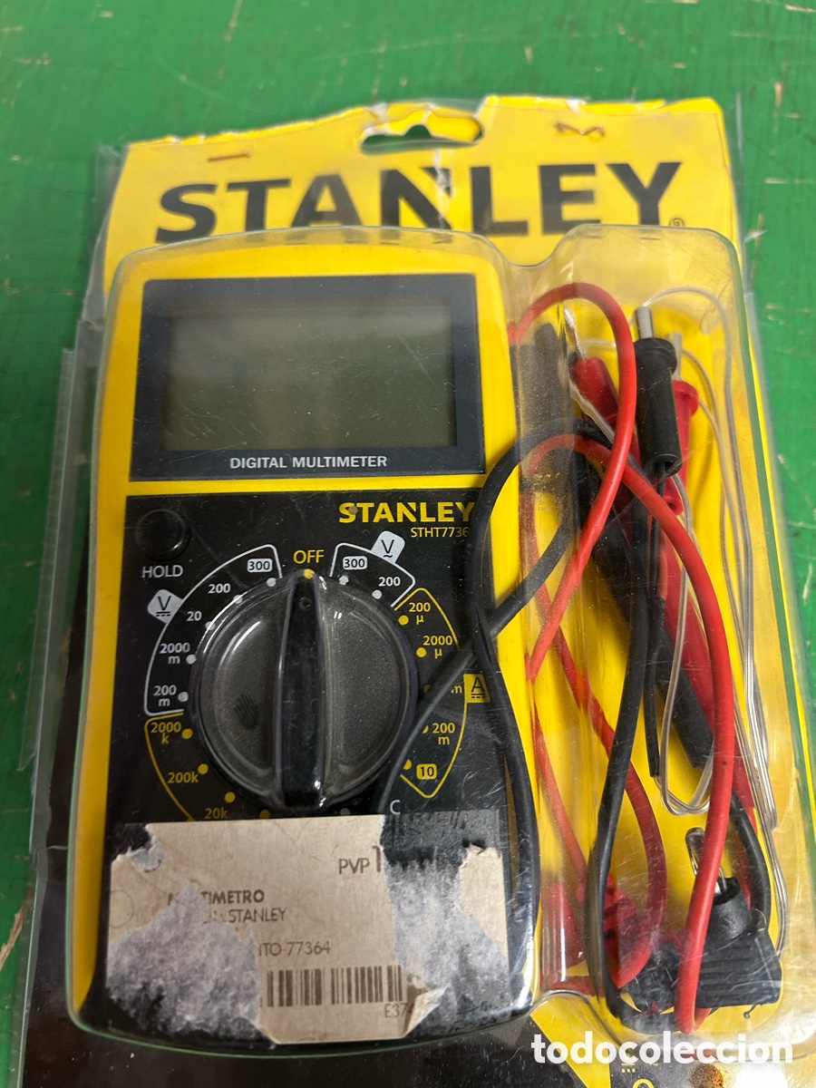 Antig&uuml;edades: MULTIMETROS STANLEY DIGITAL EN CAJA ORIGINAL USADO - Foto 2