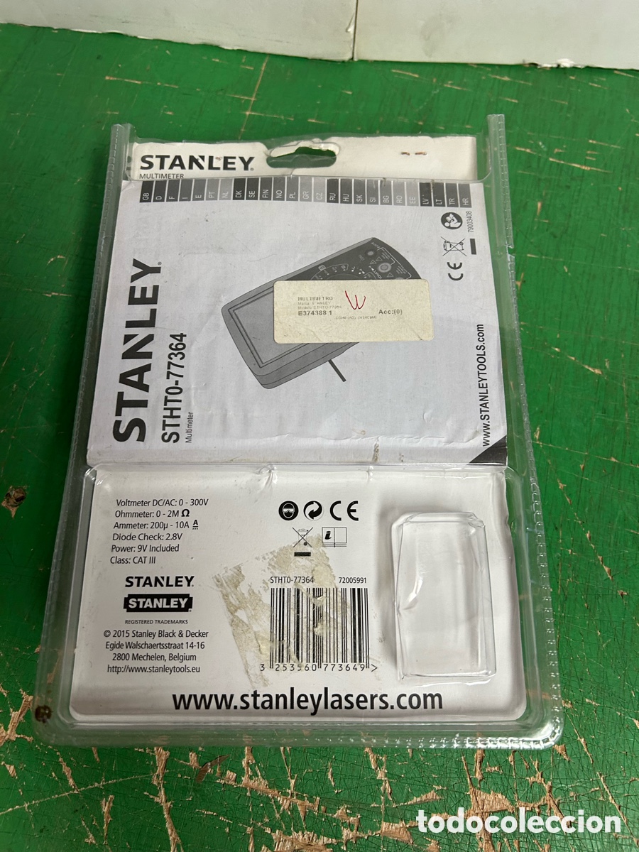 Antig&uuml;edades: MULTIMETROS STANLEY DIGITAL EN CAJA ORIGINAL USADO - Foto 3