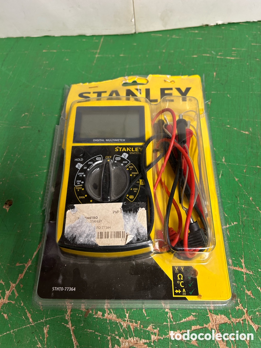 Antig&uuml;edades: MULTIMETROS STANLEY DIGITAL EN CAJA ORIGINAL USADO - Foto 1