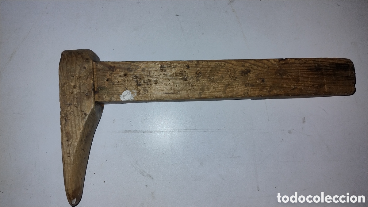 Antig&uuml;edades: Horma de Zapatero de madera antiguo