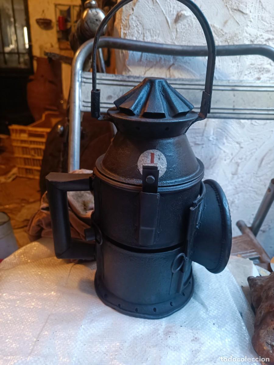 Antig&uuml;edades: Antiguo farol ferroviario Renfe ferrocarril