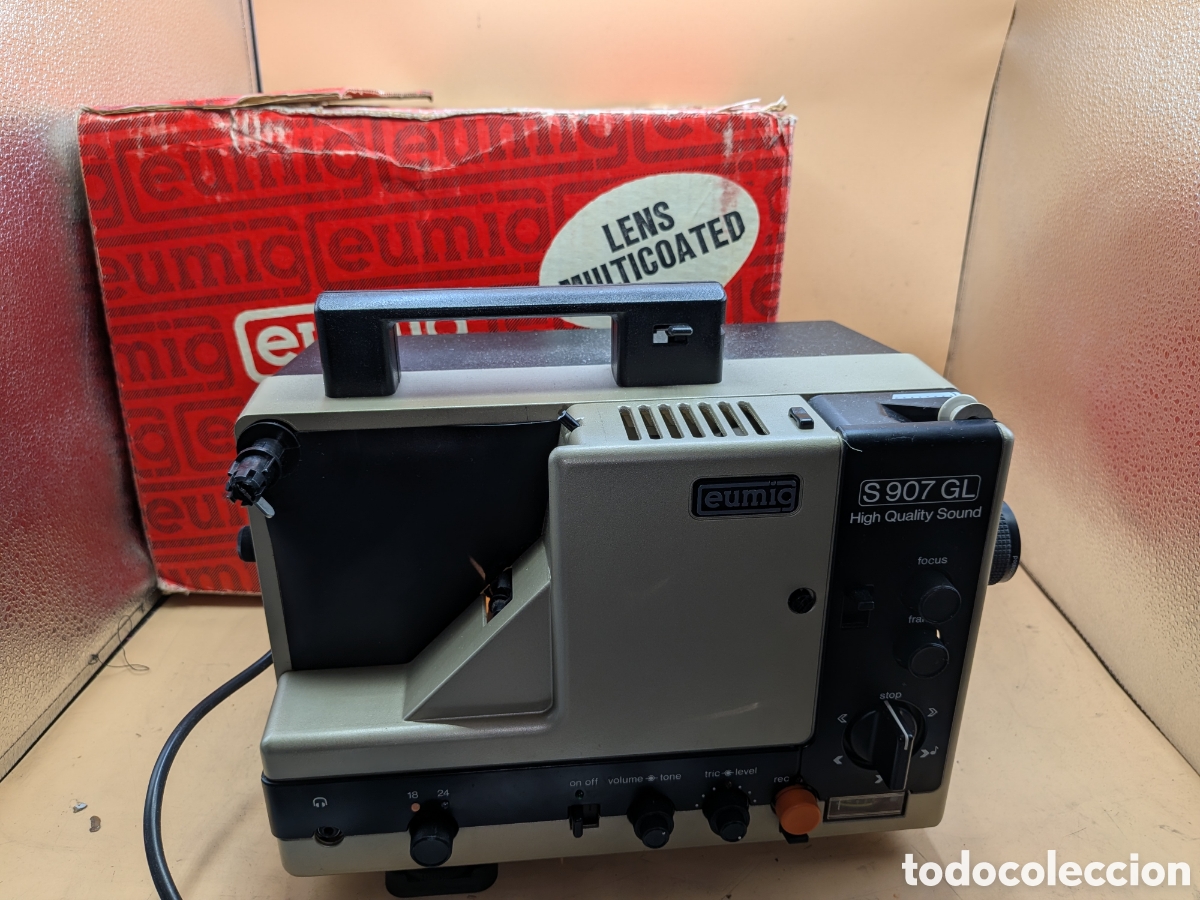 Antiquit&eacute;s: PROYECTOR SUPER 8 EUMIG S 907 GL COLECCI&Oacute;N