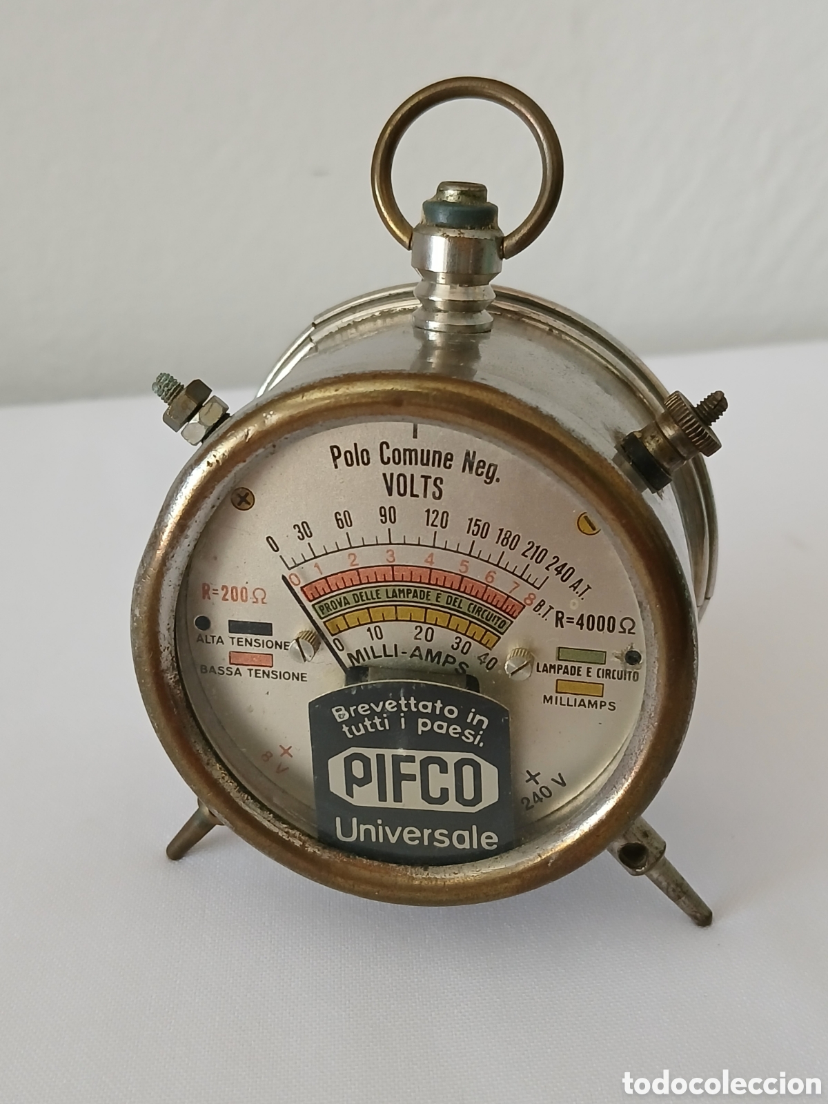 Antig&uuml;edades: ANTIGUO MULTIMETRO ANAL&Oacute;GICO DE BOLSILLO MARCA PIFCO A&Ntilde;O 1930