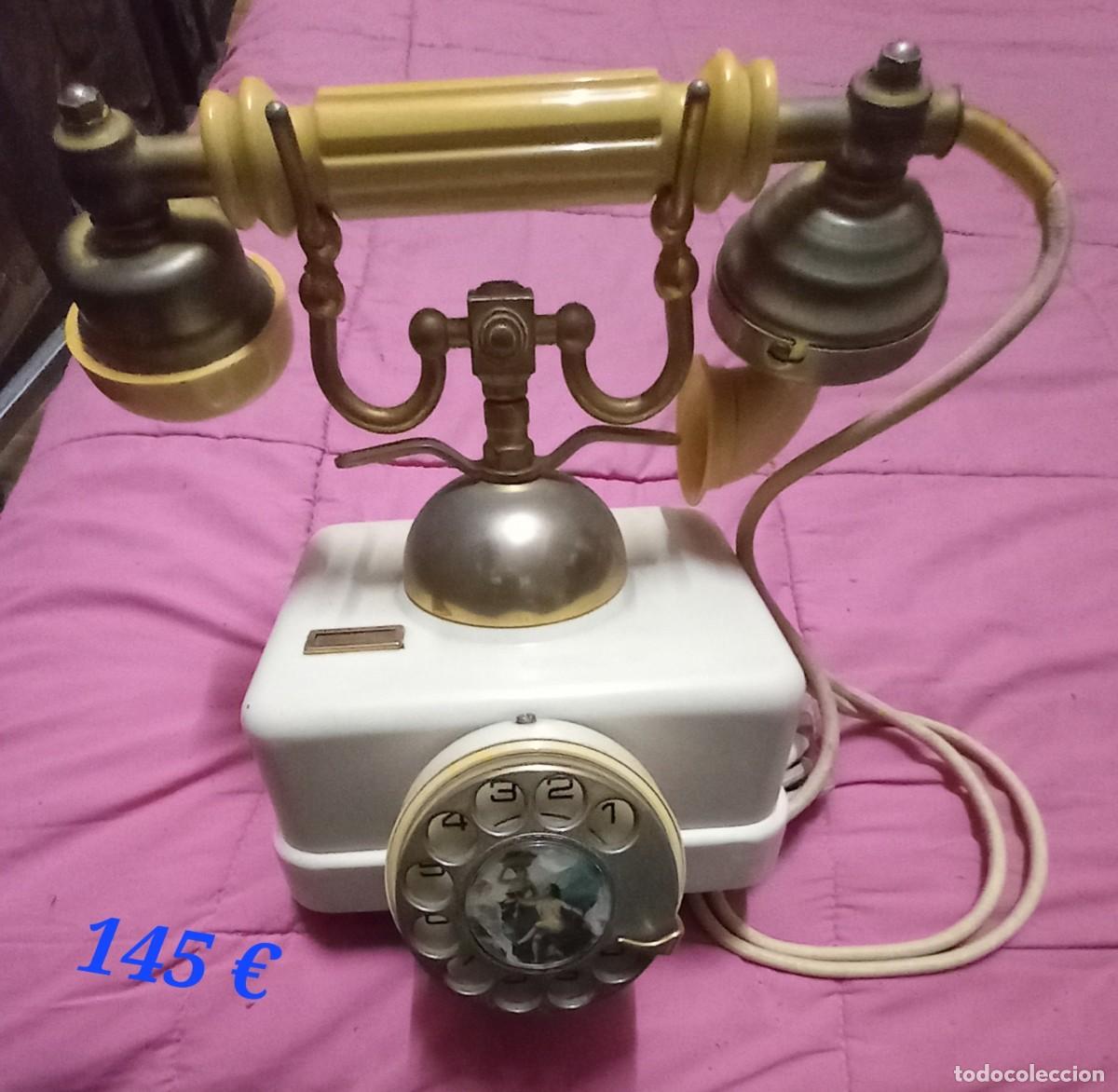 Tel&eacute;fonos: TELEFONO VINTAGE FIJO ELASA - CTNE - ECUALIZADO, MARCADO ROTATIVO
