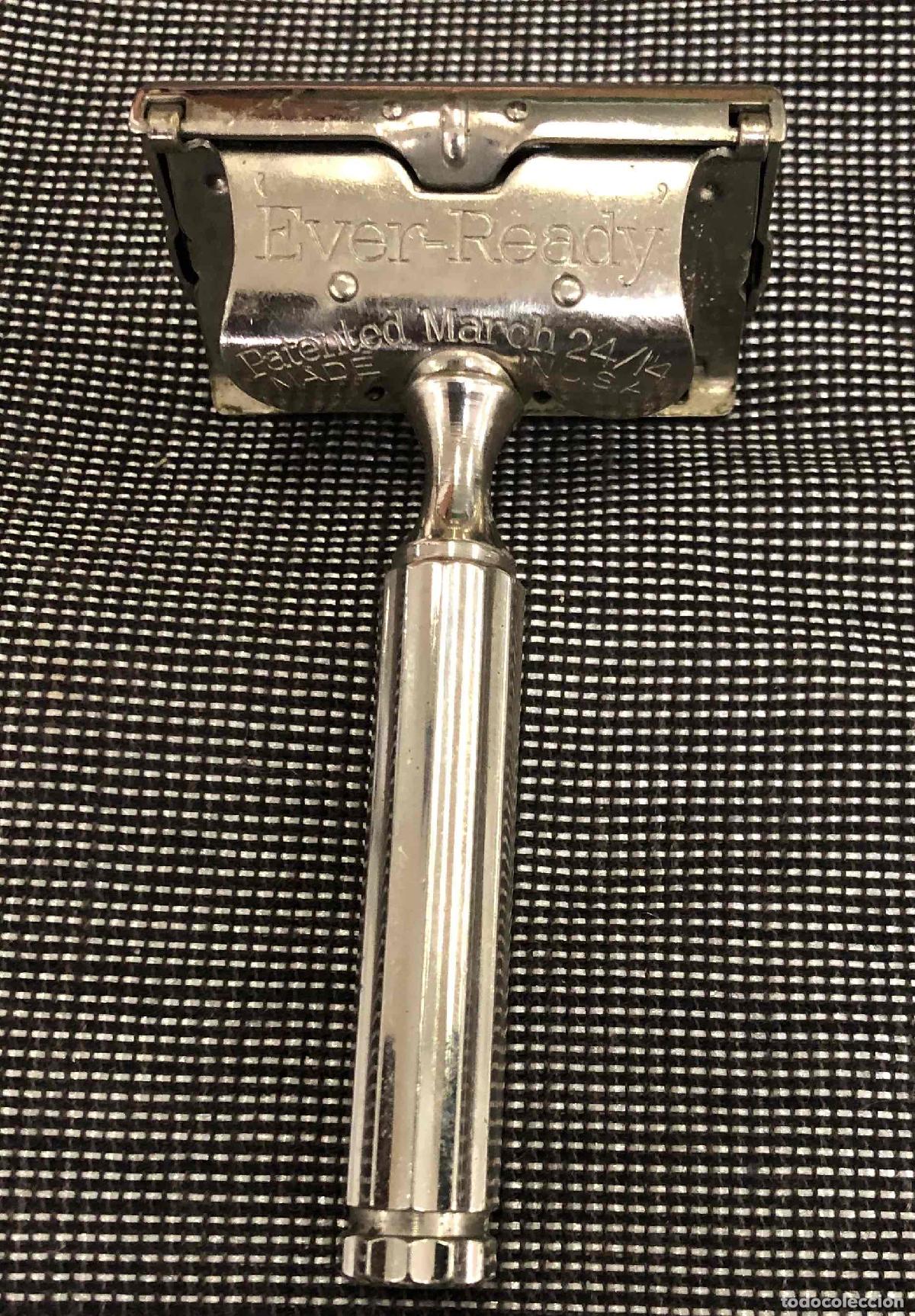 Antig&uuml;edades: MAQUINILLA AFEITAR EVER READY RAZOR. PATENTED MARCH 24/14 MADE IN USA