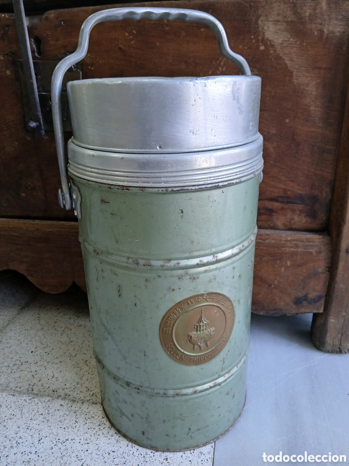 Antig&uuml;edades: ANTIGUO TERMO CHINO A&Ntilde;OS 50/60