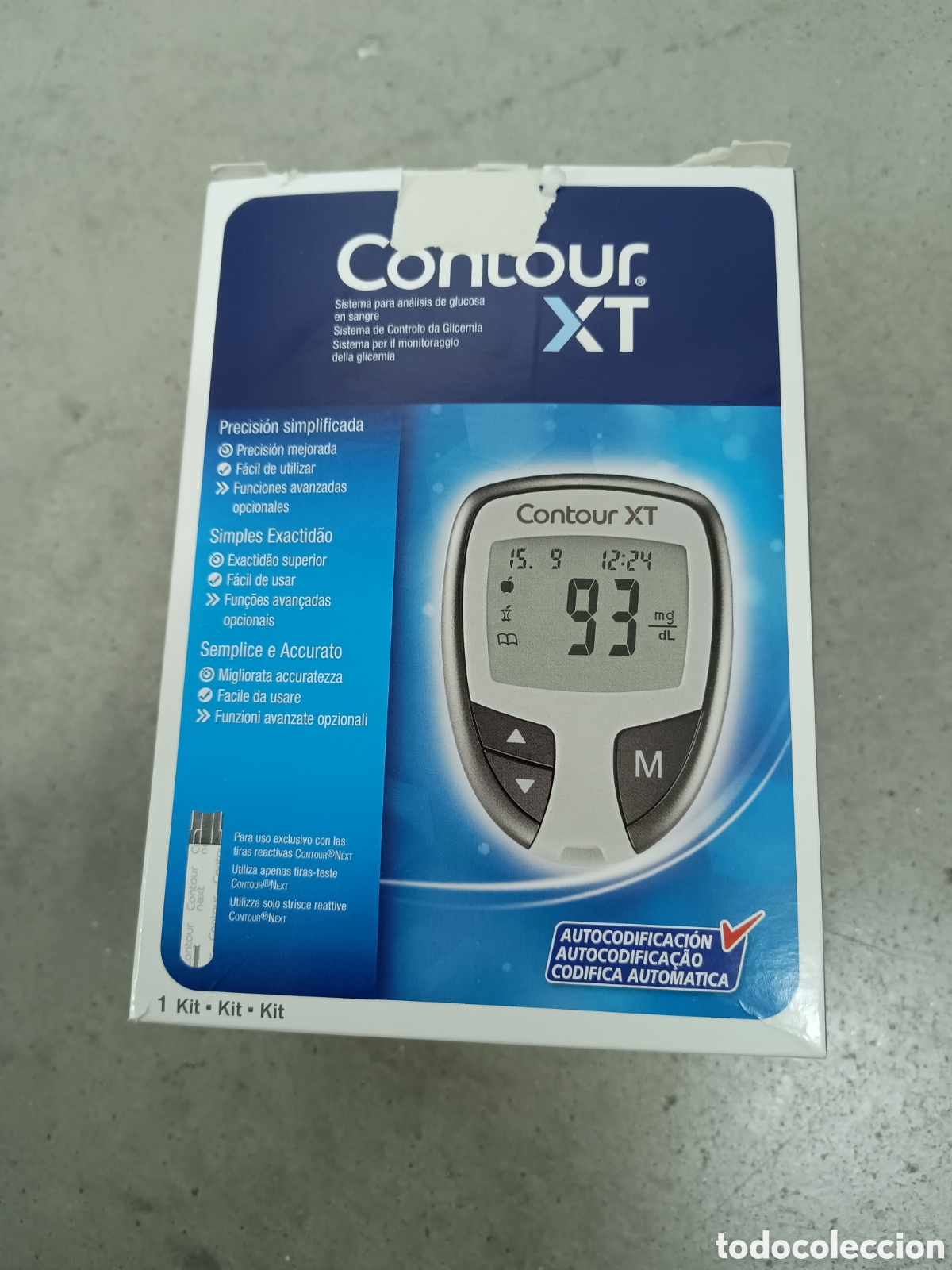 Antig&uuml;edades: GLUC&Oacute;METRO SISTEMA AN&Aacute;LISIS GLUCOSA EN SANGRE - CONTOUR Xt