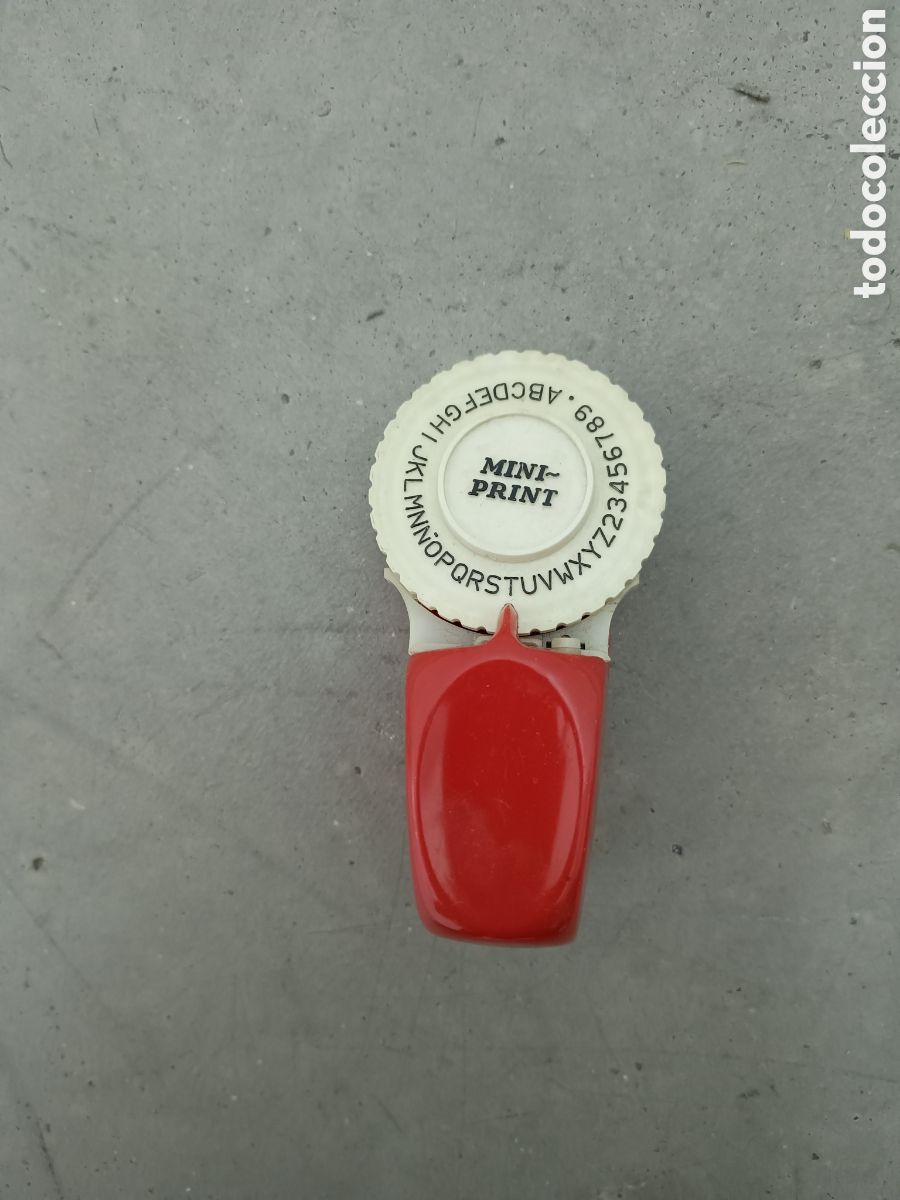 Antig&uuml;edades: DYMO VINTAGE MINI PRINT ROJO