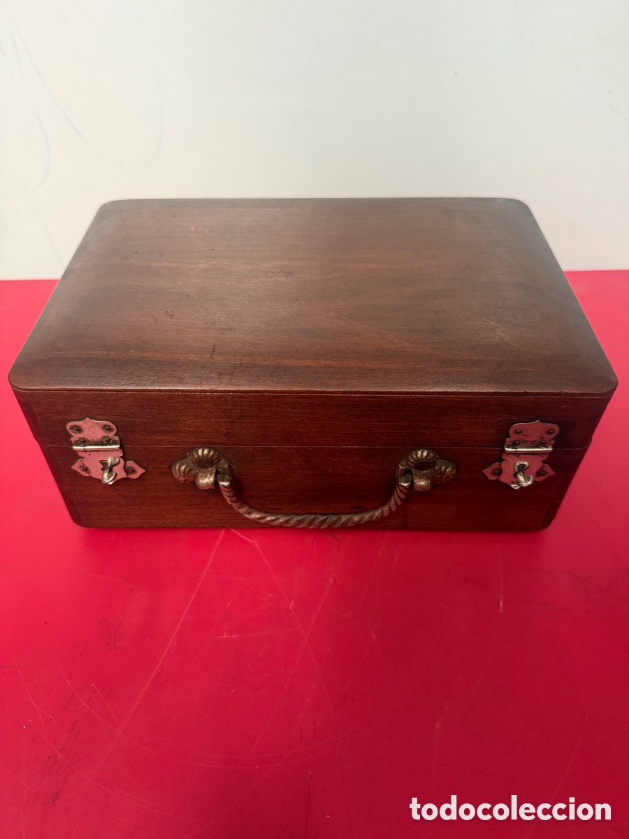Antig&uuml;edades: Juego de Sangr&iacute;a Caja Madera - Foto 3
