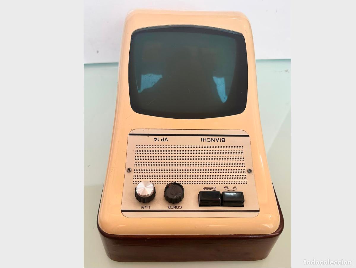 Tel&eacute;fonos: ANTIGUO VIDEO PORTERO BIANCHI VP-14 - MONITOR F&Oacute;SFORO VERDE-SPAIN A&Ntilde;OS 70-TELEFONILLO VP14-2-E