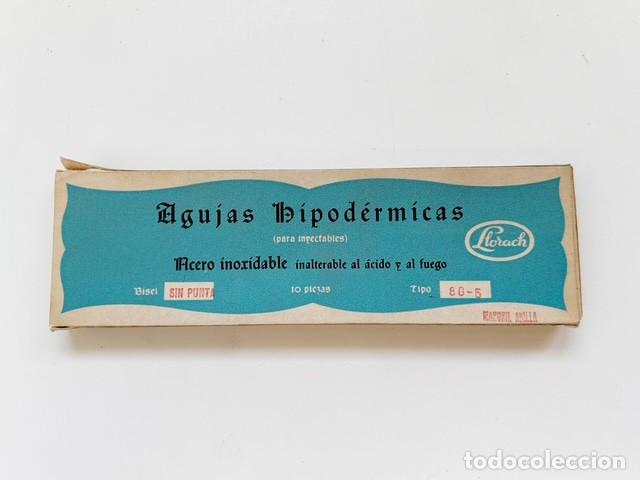 Antig&uuml;edades: AGUJAS HIPOD&Eacute;RMICAS LORACH &ndash; CAJA ANTIGUA COMPLETA &ndash; MATERIAL M&Eacute;DICO / FARMACIA &ndash; BARCELONA