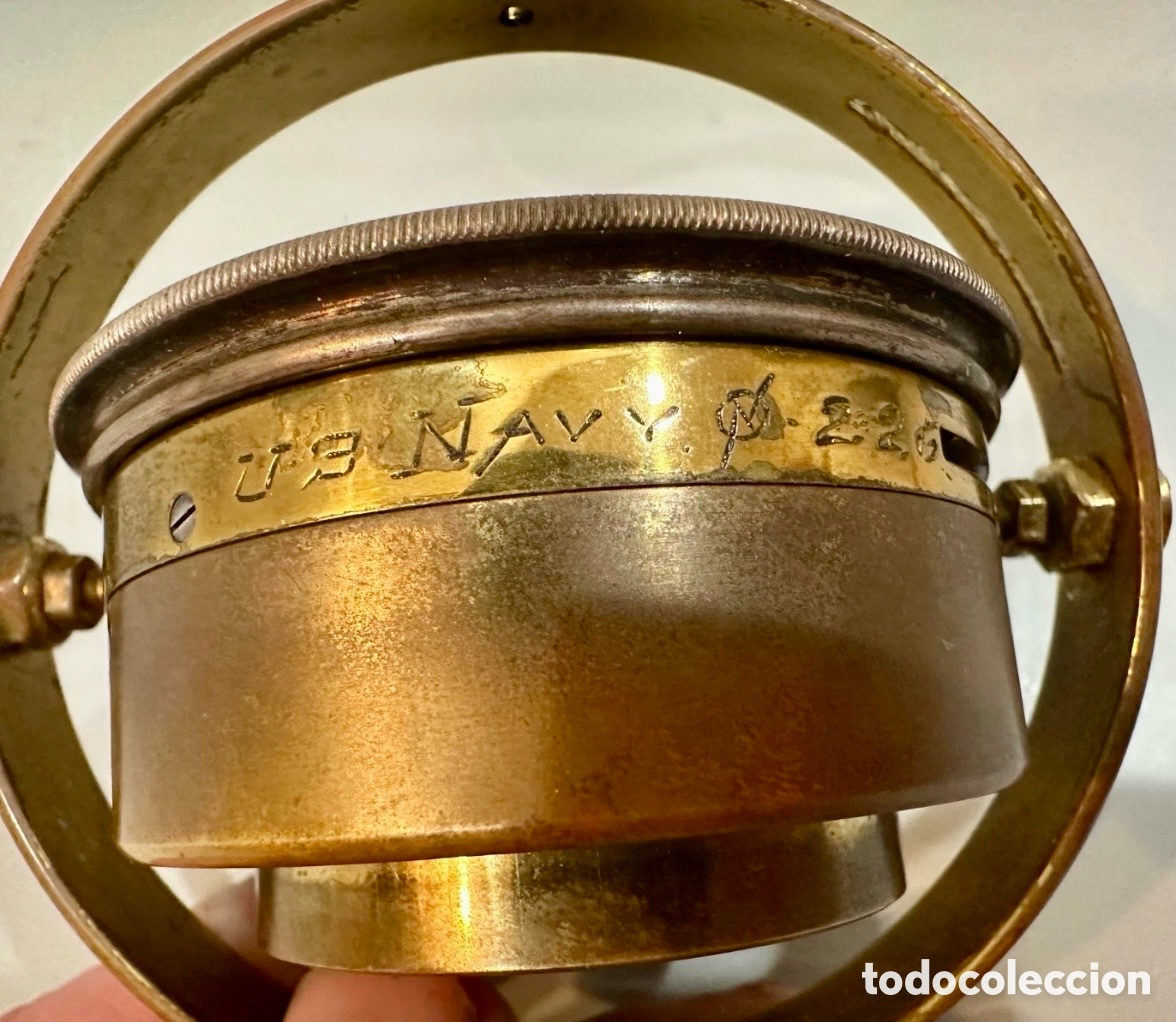 Antig&uuml;edades: Cronometro marino Waltman de la US Navy numerada - Foto 5