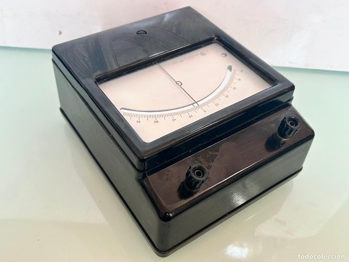 Antig&uuml;edades: ANTIGUO GALVAN&Oacute;METRO BAQUELITA-SACI ELECTROTECNIA- TESTER MEDIDOR BAJA INTENSIDAD