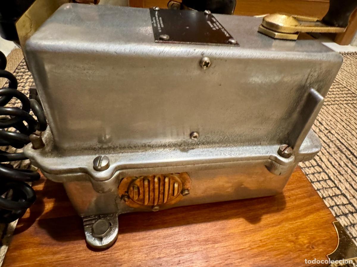 Antig&uuml;edades: TEL&Eacute;FONO DE BARCO- N&Aacute;UTICO - TYPE 50A- INGLATERRA.! - Foto 12
