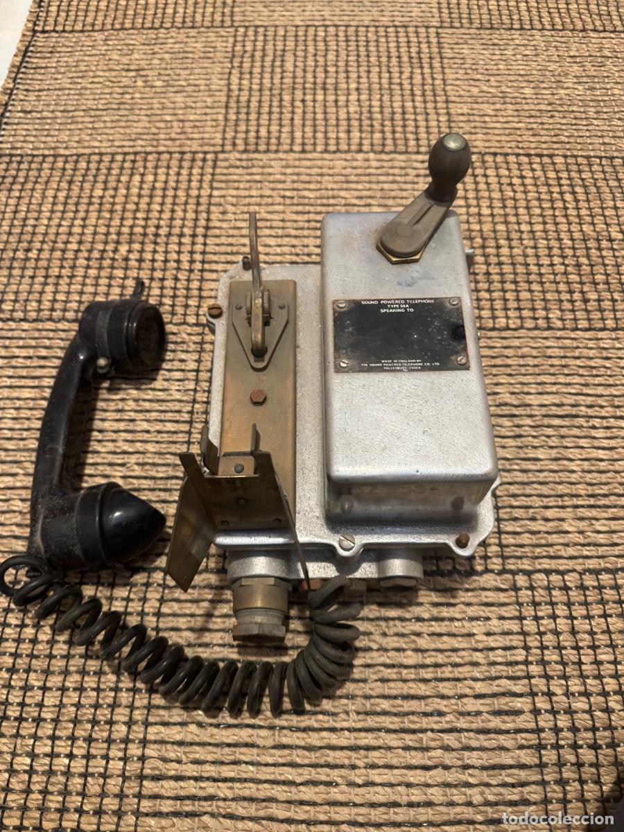 Antig&uuml;edades: TEL&Eacute;FONO DE BARCO- N&Aacute;UTICO - TYPE 50A- INGLATERRA.! - Foto 21