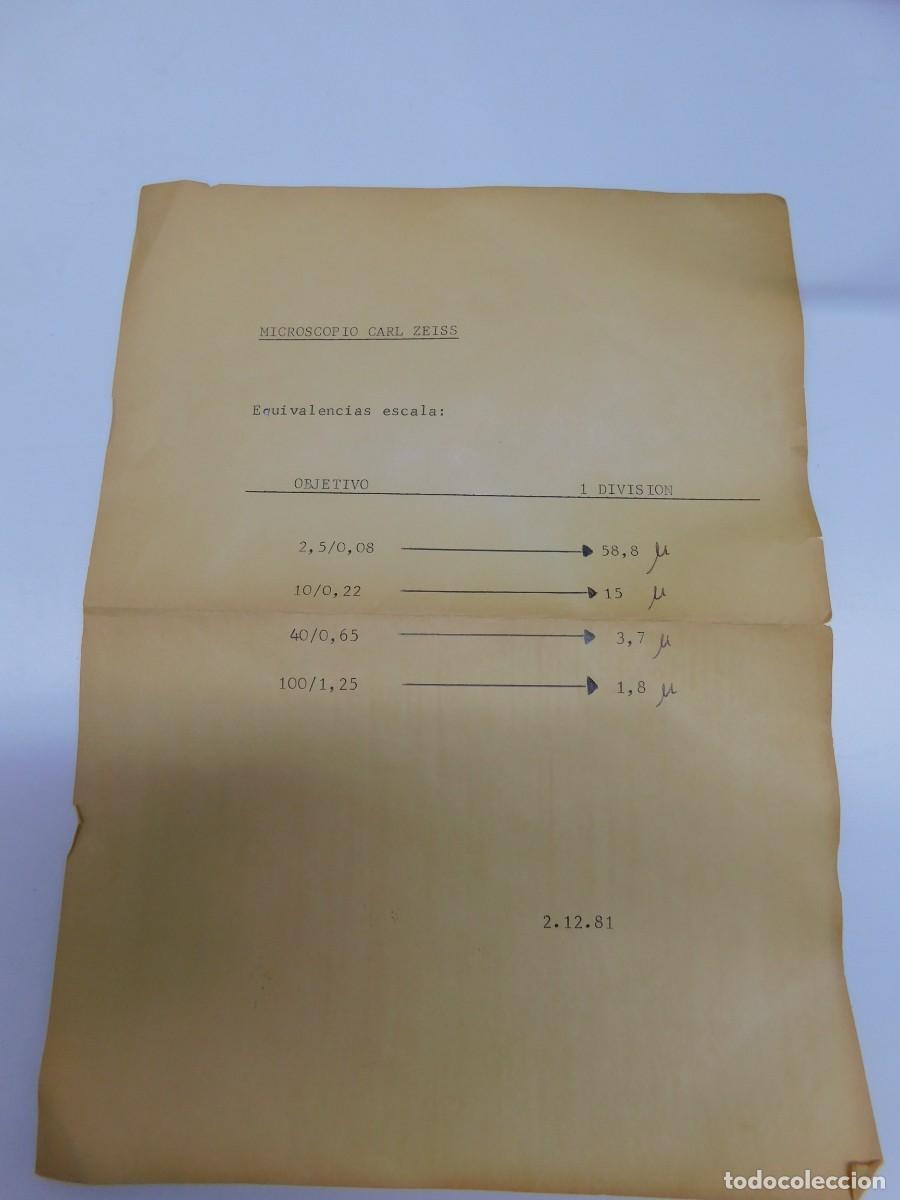Antig&uuml;edades: MICROSCOPIO CARL ZEISS - Foto 16
