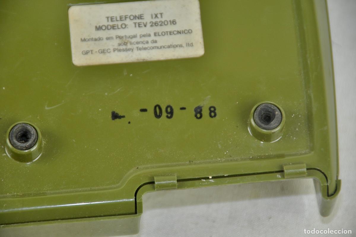 Tel&eacute;fonos: Tel&eacute;fono verde con teclas en blanco - Foto 8