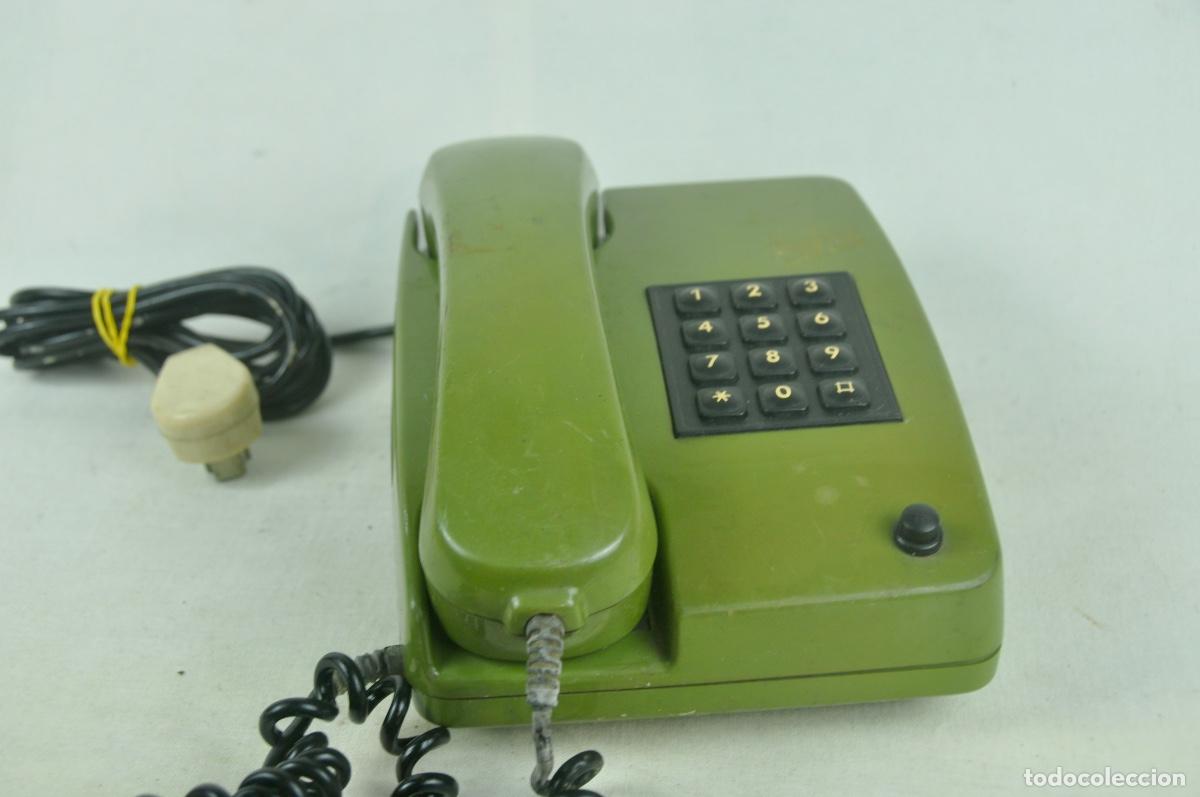 Tel&eacute;fonos: Tel&eacute;fono siemens verde teclas negras - Foto 3