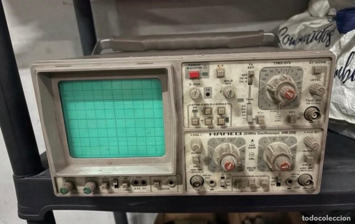 Antig&uuml;edades: Osciloscopio antiguo Hameg HM205 de 20 MHz. vintage