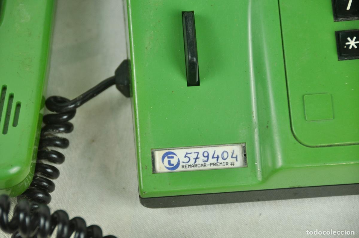 Tel&eacute;fonos: Tel&eacute;fono de teclas verde claro botones negros - Foto 4