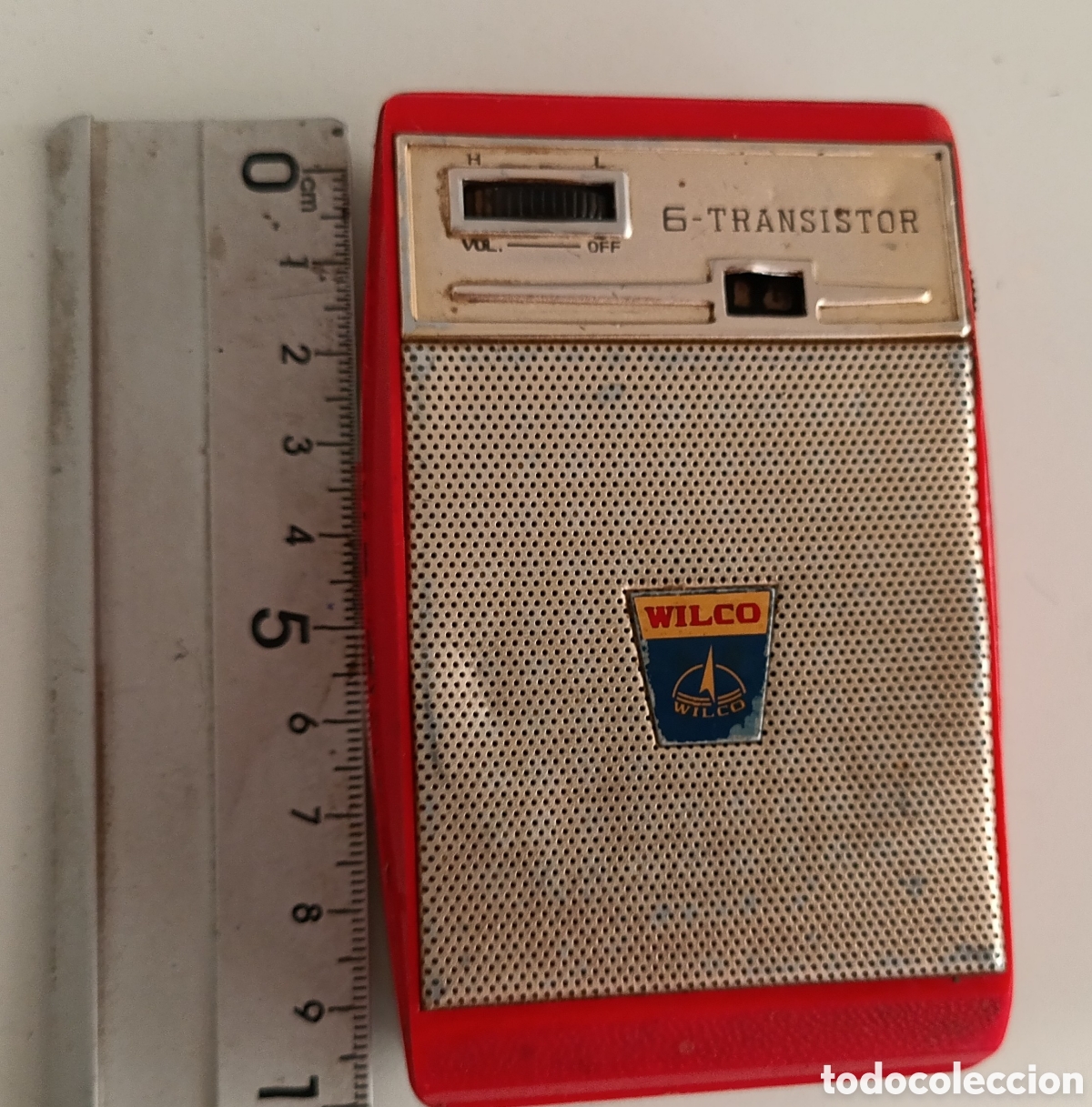 Antig&uuml;edades: Peque&ntilde;o transistor marca wilco - Foto 5