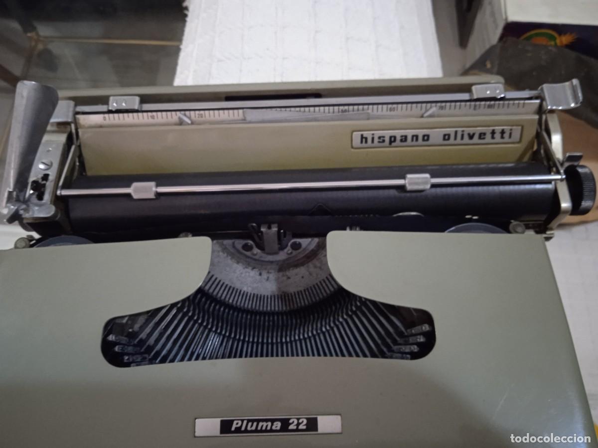 Antig&uuml;edades: M&aacute;quina de escribir Olivetti pluma 22 - Foto 3