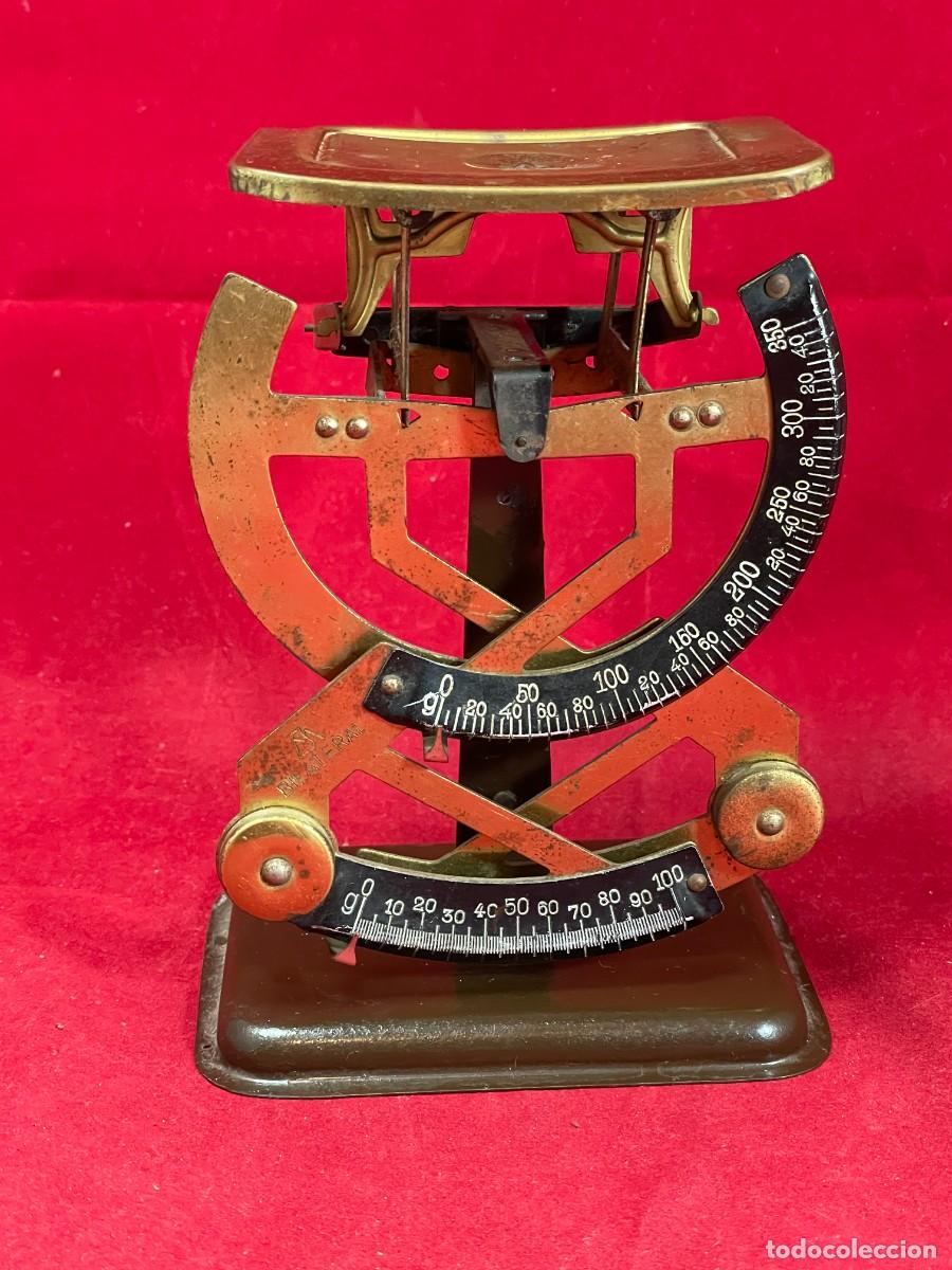 Antig&uuml;edades: Balanza Postal Antigua Bilateral Ph. J. Maul. Alemania. Circa 1920. Doble Rango 350g. Excelente