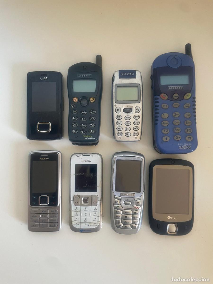 Tel&eacute;fonos: Lote 8 m&oacute;viles vintage para coleccionistas o piezas