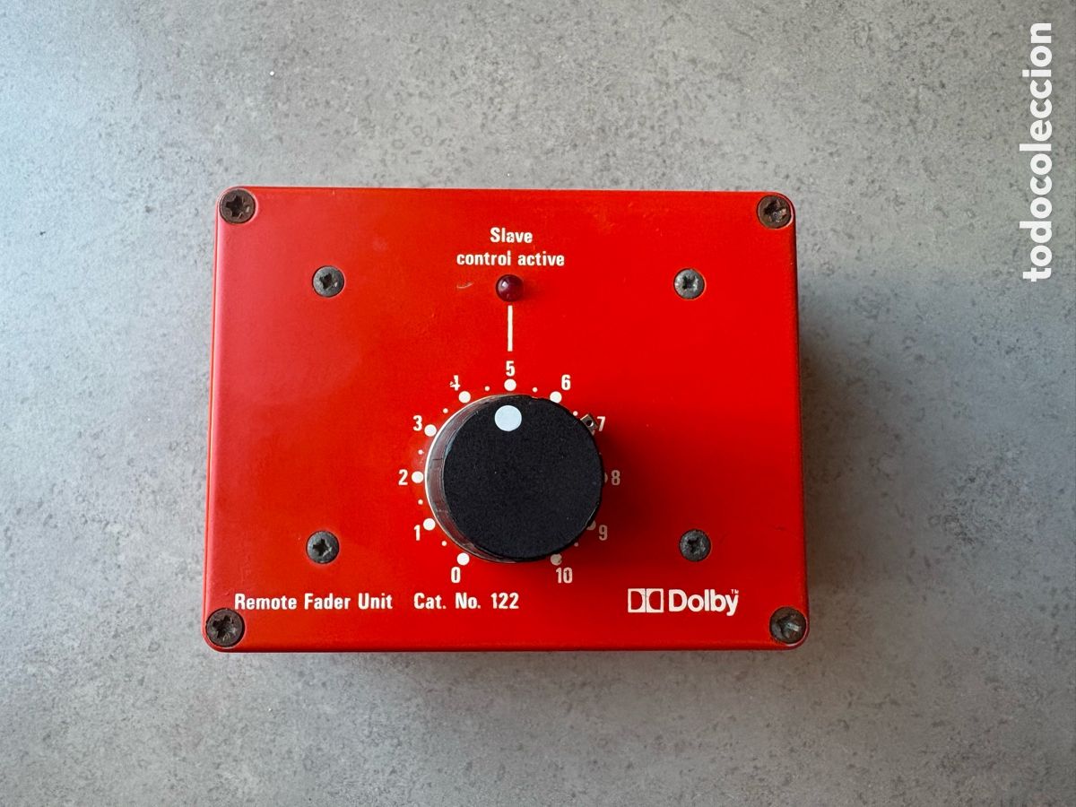 Antig&uuml;edades: Dolby remote fader unit cat. no. 122 / M&oacute;dulo para procesador Dolby para control de volumen externo
