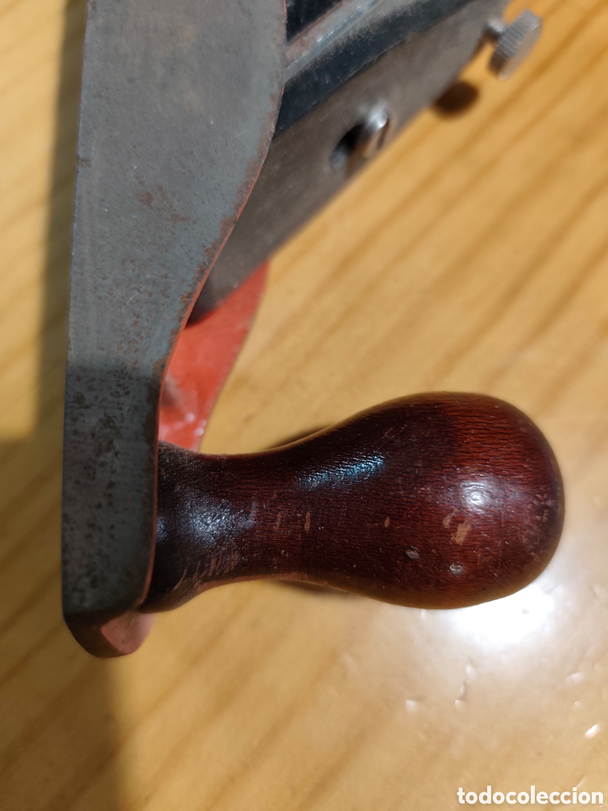 Antig&uuml;edades: Antiguo Cepillo de Carpintero. Hierro y madera. 23 cm - Foto 3