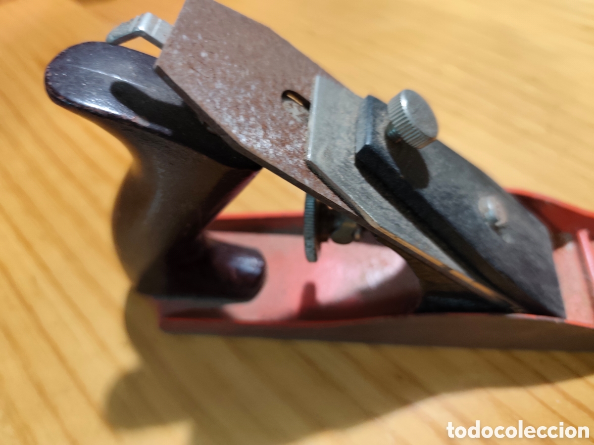 Antig&uuml;edades: Antiguo Cepillo de Carpintero. Hierro y madera. 23 cm - Foto 4