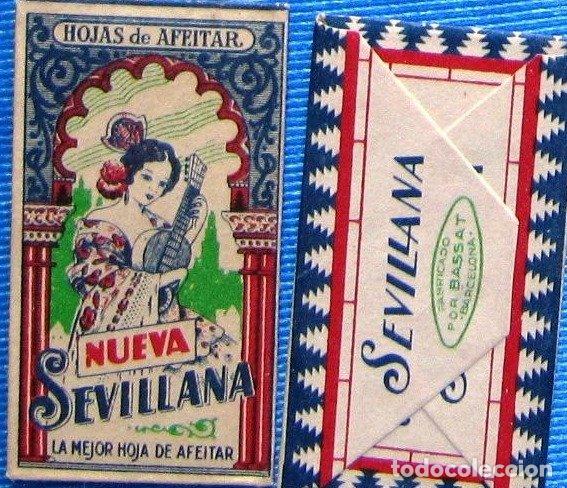 Oggetti Antichi: HOJA DE AFEITAR NUEVA SEVILLANA. BASSAT, S. A. ESPA&Ntilde;OLA.