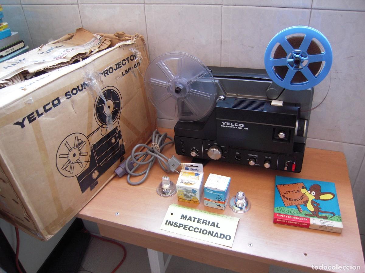 Antig&uuml;edades: Proyector de Cine Alta Gama YELCO Sound LSP 511 Para Peliculas de Cine Super8. FUNCIONANDO