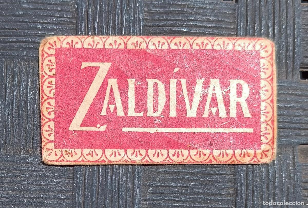 Antiquit&eacute;s: HOJA DE AFEITAR ZALDIVAR - FABRICADA EN ESPA&Ntilde;A POR M.S. DE ZALDIVAR - MALAGA