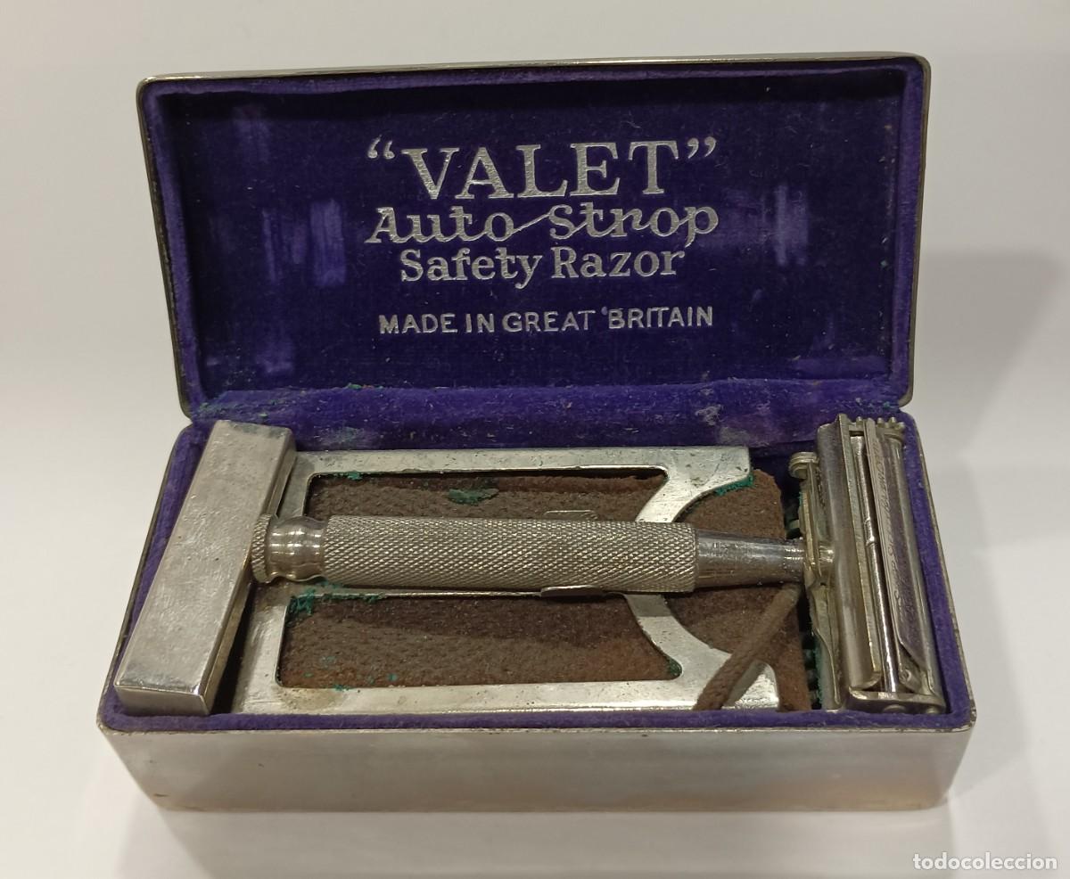 Antig&uuml;edades: ESTUCHE ANTIGUO MAQUINILLA DE AFEITAR VALET AUTO/STROP SAFETY RAZOR MADE IN GREAT BRITAIN