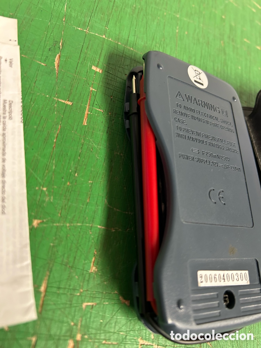 Antig&uuml;edades: MULTIMETRO DIGITAL M 300 CON FUNDA DE BOLSILLO - Foto 5