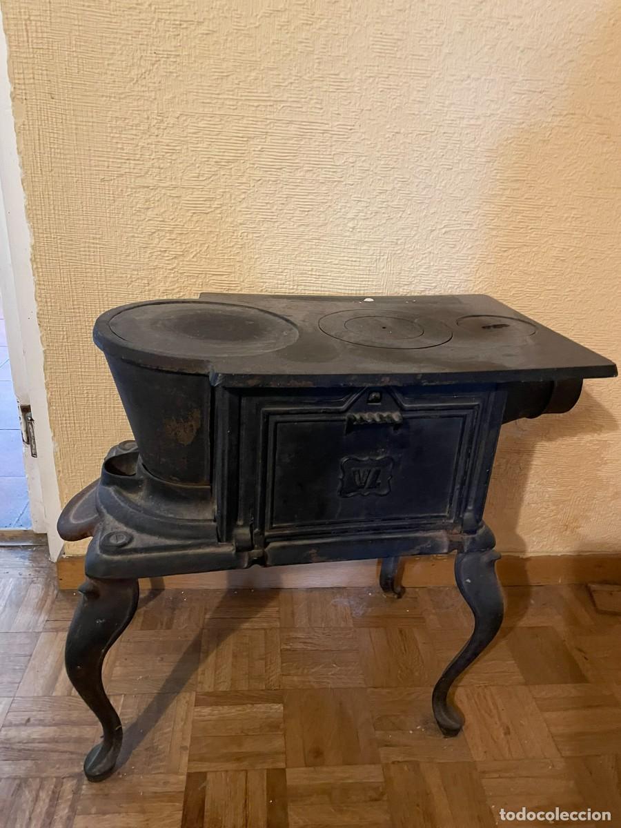 Antig&uuml;edades: Antigua Estufa Cocina de Hierro VL (Villarreal) - Pieza Decorativa &Uacute;nica - &iexcl;Sin Reserva!